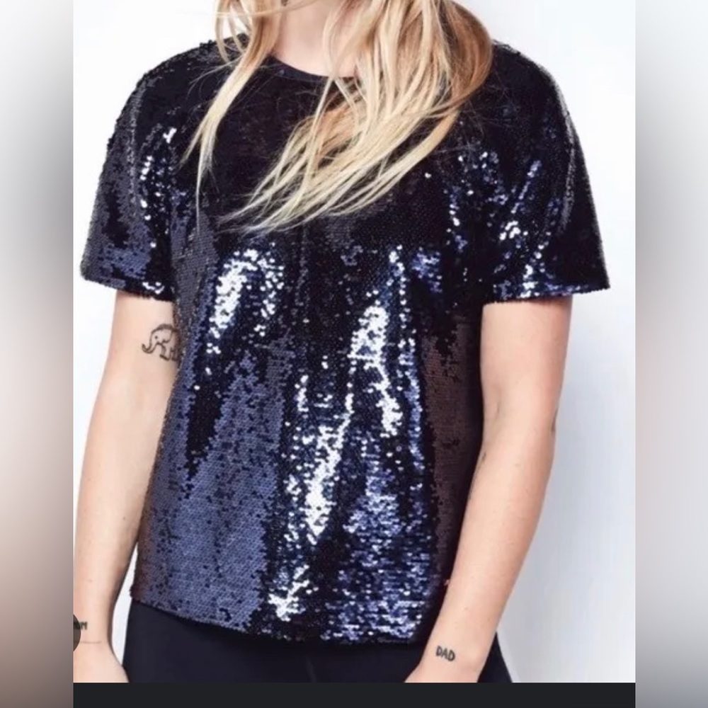 Sweaty Betty Sequin Top. NWT